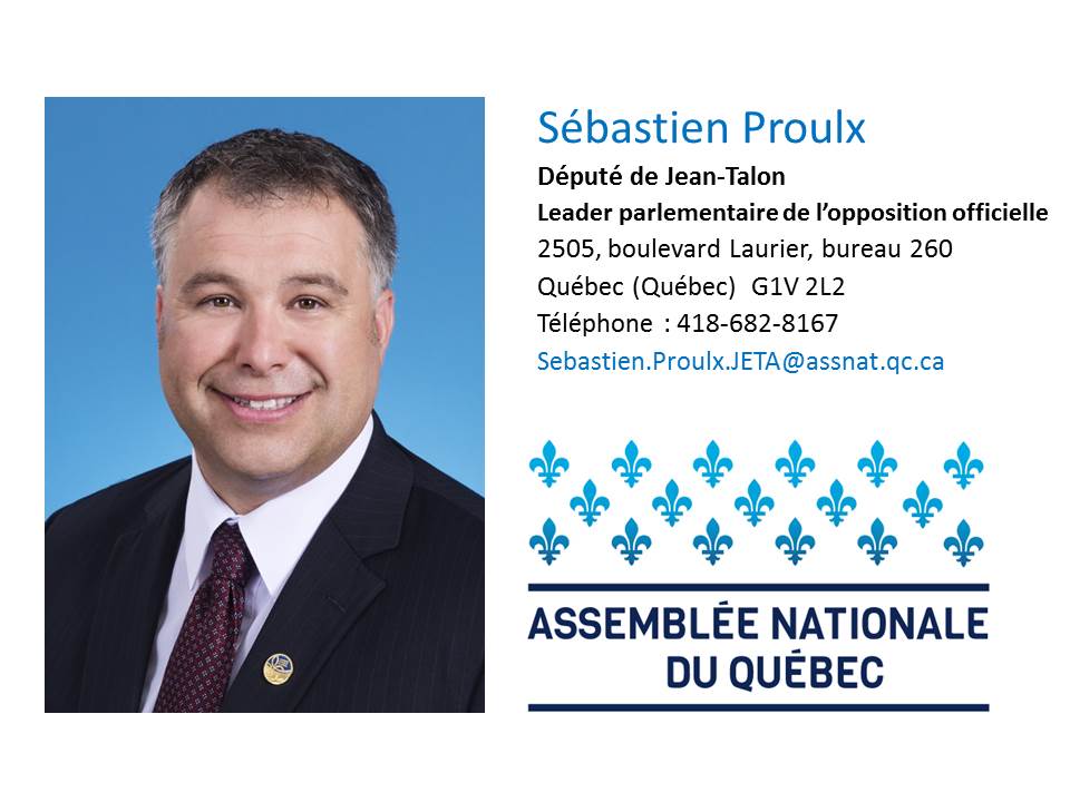 Sebastien Proulx depute